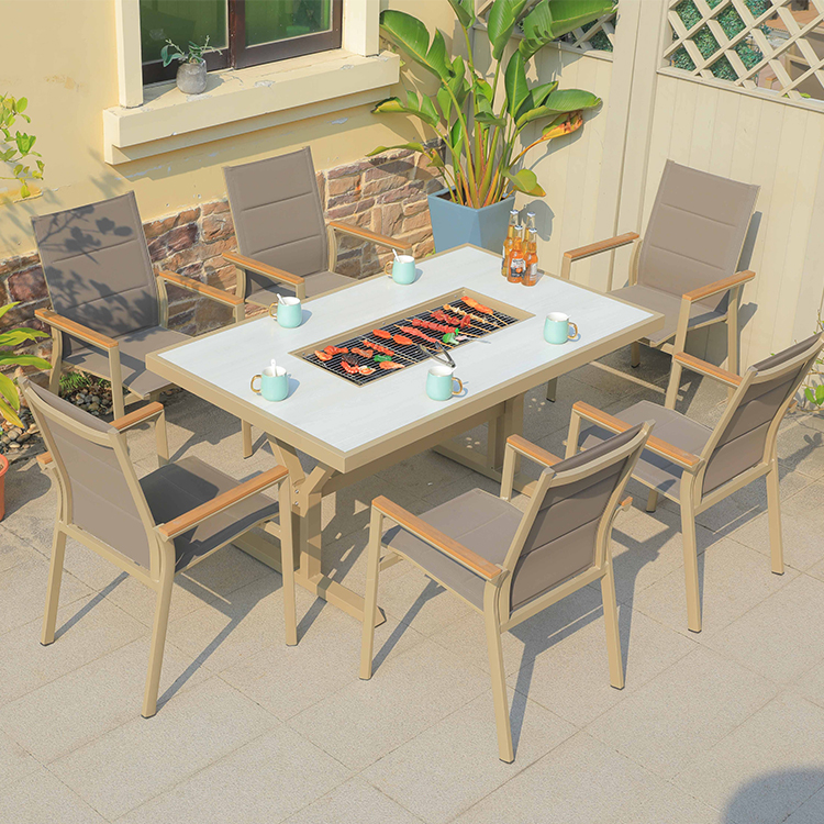 Outdoor Furniture Fire Table - Hot Sale Cast Aluminum Fire Pit