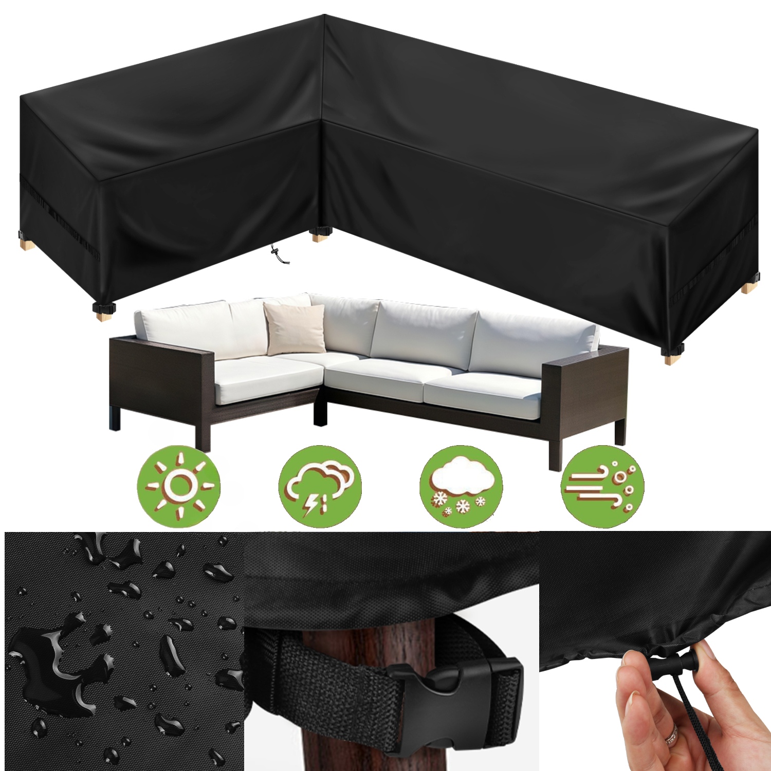 Outdoor Waterproof Sectional S - Outdoor Furniture Weatherproof incelemesi ve fiyatı