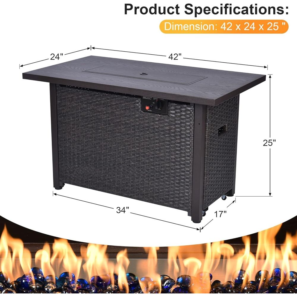 13-Piece Outdoor Sectional Pat - Outdoor Furniture Fire Table incelemesi ve fiyatı