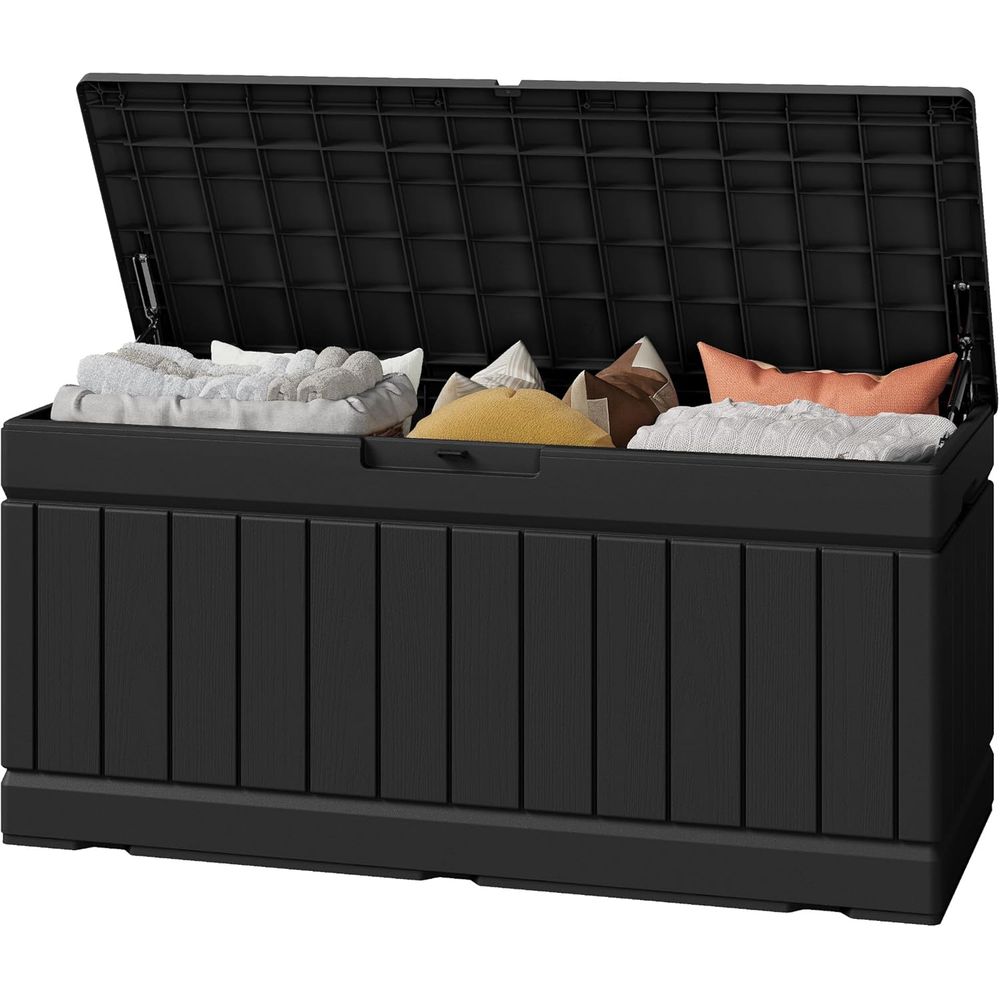 82 Gallon Outdoor Storage Box  - Outdoor Furniture Weatherproof incelemesi ve fiyatı