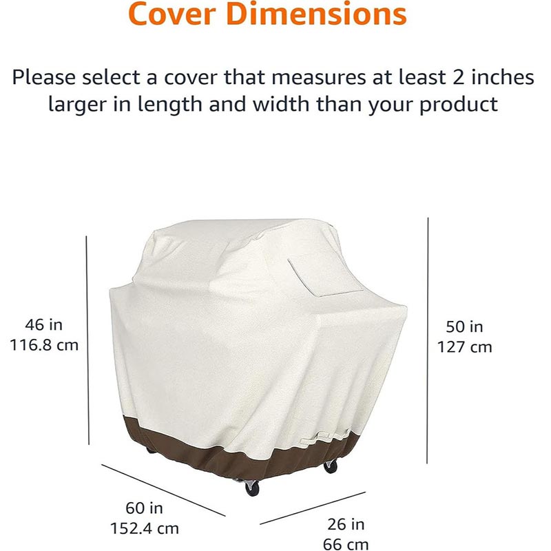 210D BBQ Beige Barbecue Grill  - Outdoor Furniture Weatherproof incelemesi ve fiyatı