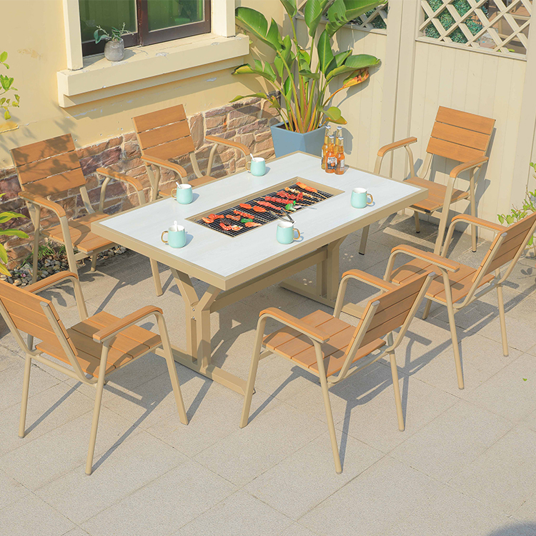 Hot Sale Cast Aluminum Fire Pi - Outdoor Furniture Fire Table incelemesi ve fiyatı