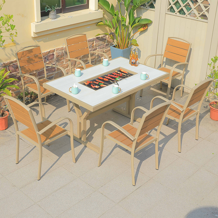 Hot Sale Cast Aluminum Fire Pi - Outdoor Furniture Fire Table incelemesi ve fiyatı