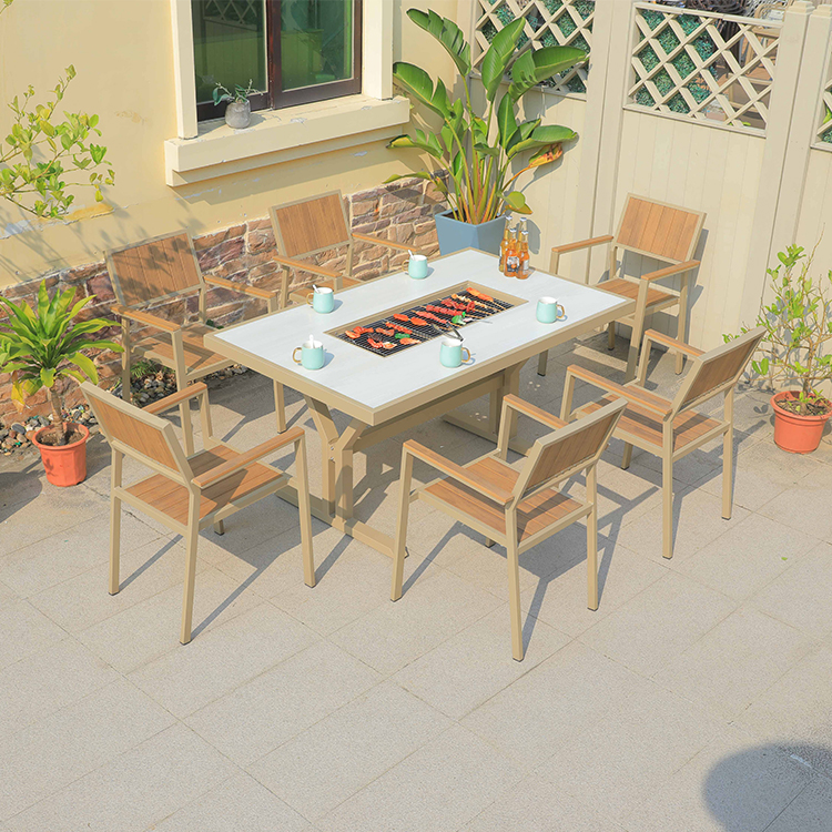 Hot Sale Cast Aluminum Fire Pi - Outdoor Furniture Fire Table incelemesi ve fiyatı