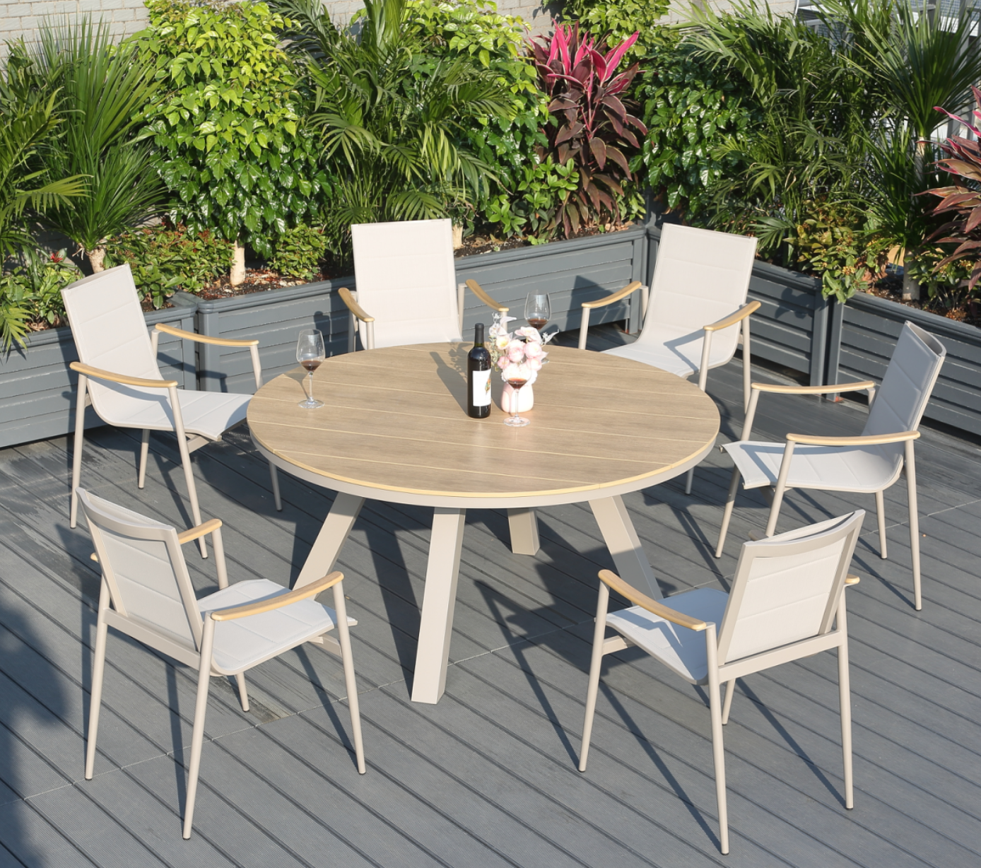 *qDurable Aluminum Frame Outdo - Outdoor Furniture Factory incelemesi ve fiyatı