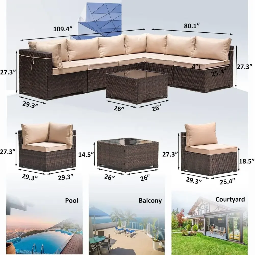 8-Piece Outdoor Patio Furnitur - Outdoor Furniture Fire Table incelemesi ve fiyatı