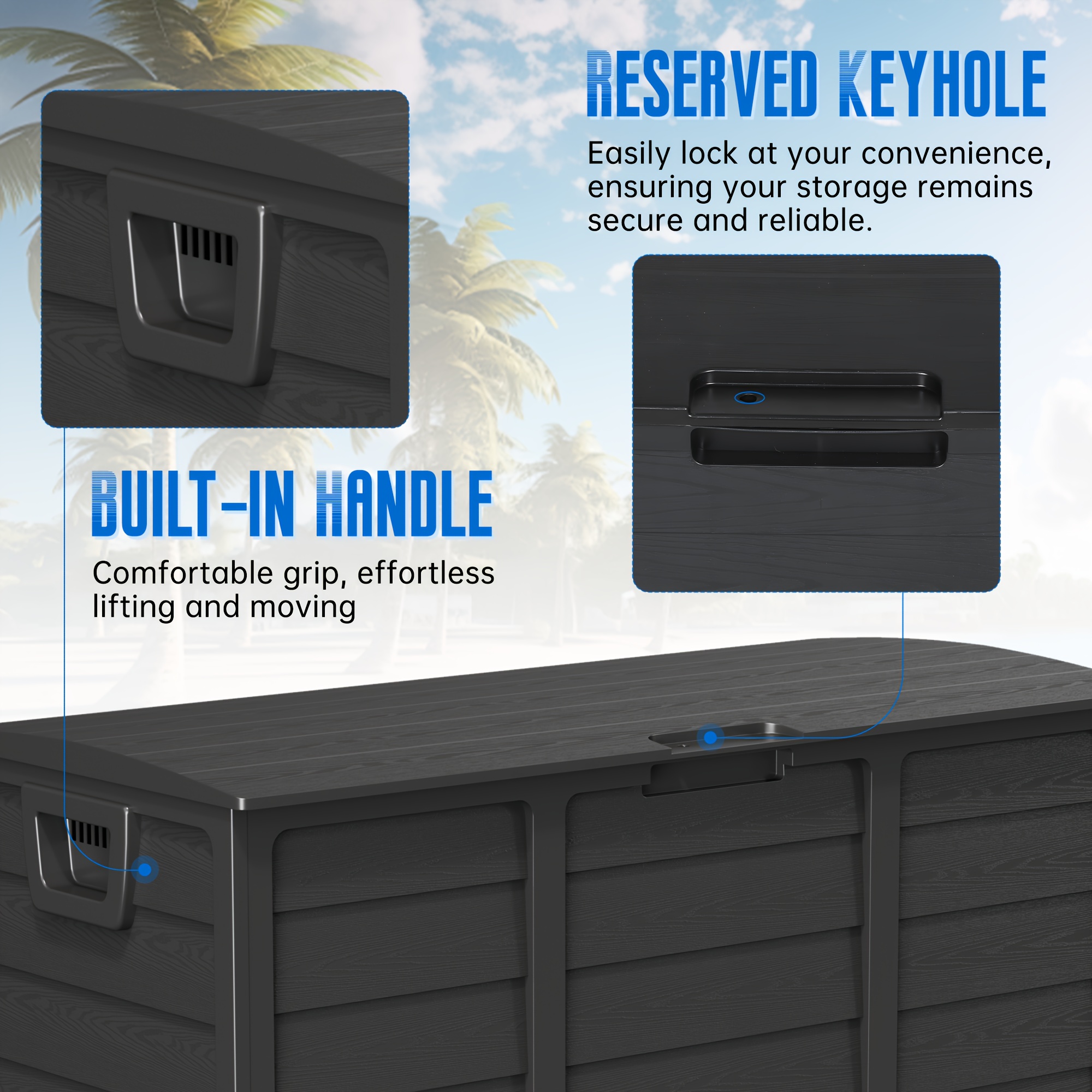 Weatherproof Resin Storage, 75 - Outdoor Furniture Weatherproof incelemesi ve fiyatı