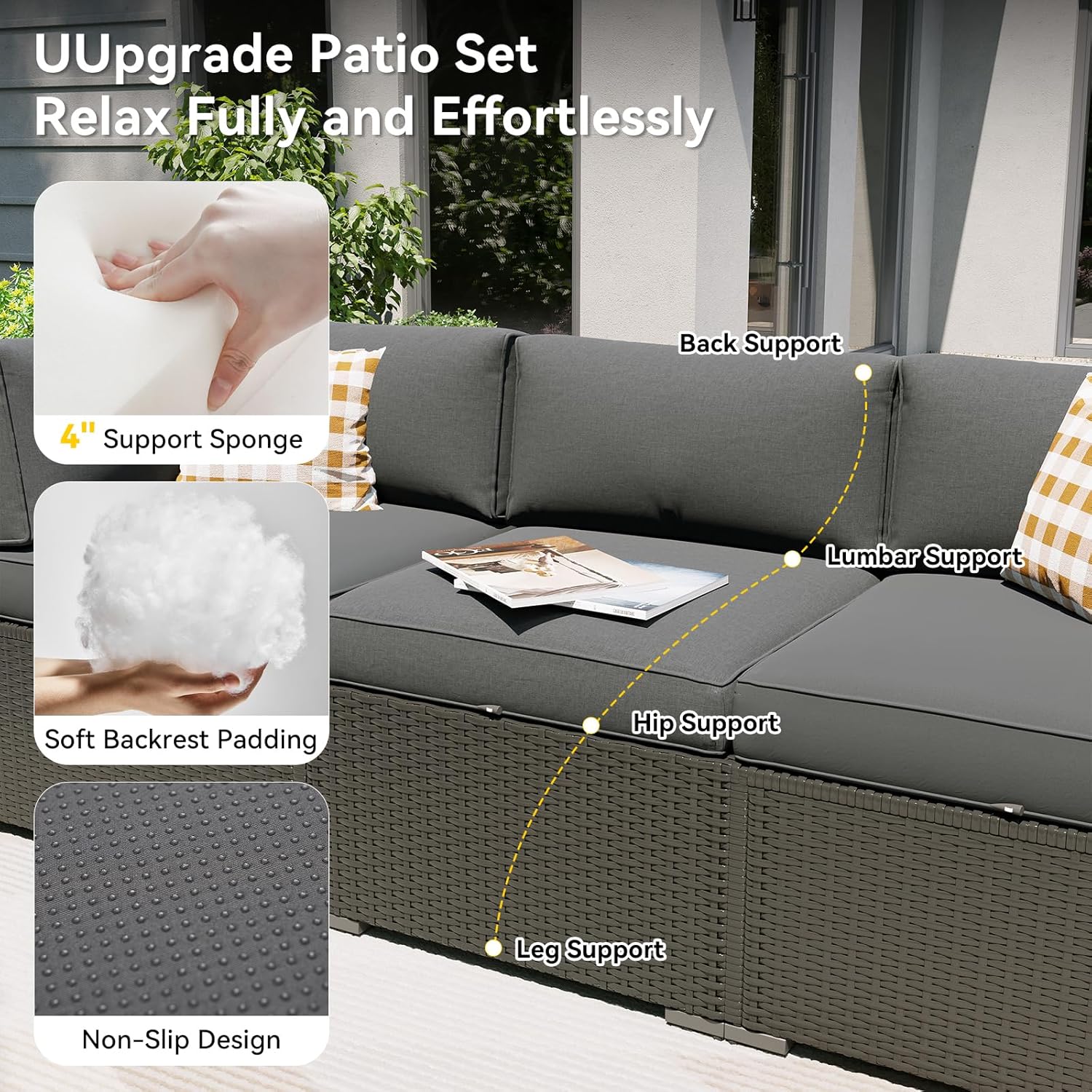 Patio Furniture Set with Fire  - Outdoor Furniture Fire Table incelemesi ve fiyatı