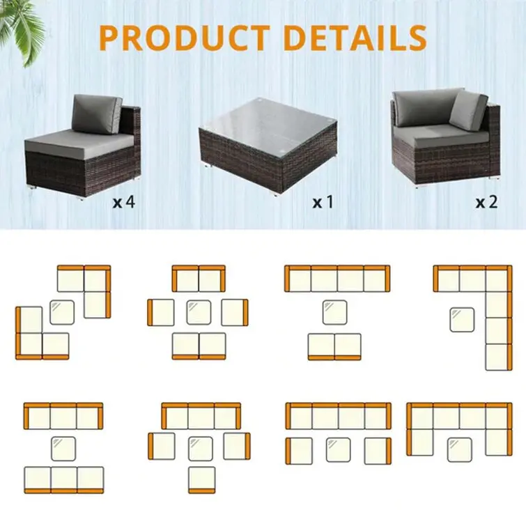 Practical Diverse Patio Rattan - Outdoor Furniture Factory incelemesi ve fiyatı