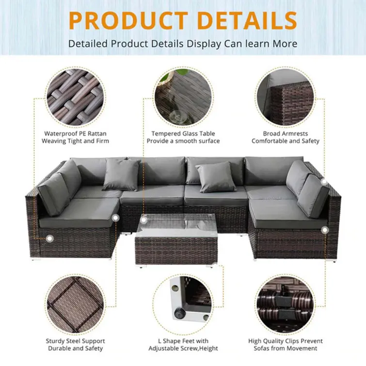 Practical Diverse Patio Rattan - Outdoor Furniture Factory incelemesi ve fiyatı