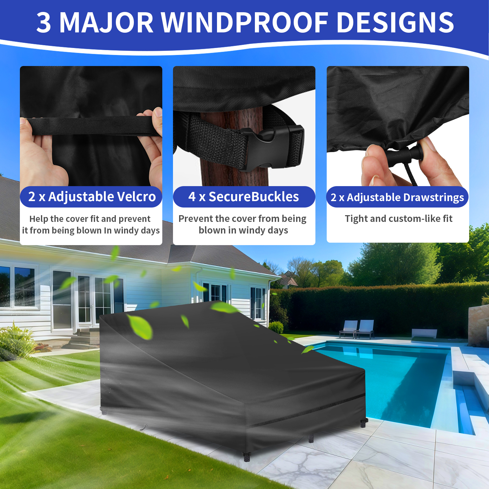 Waterproof Double/Single Wide  - Outdoor Furniture Weatherproof incelemesi ve fiyatı