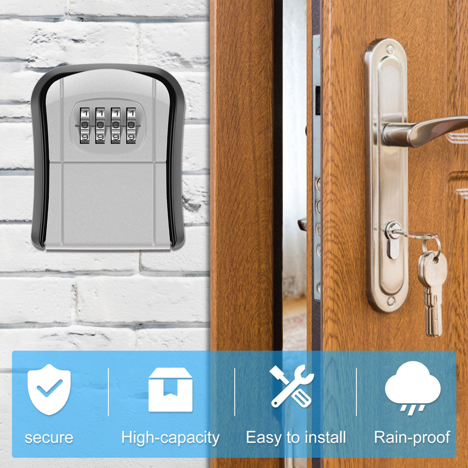 Key Safe Box for Outside Wall  - Outdoor Furniture Warehouse incelemesi ve fiyatı