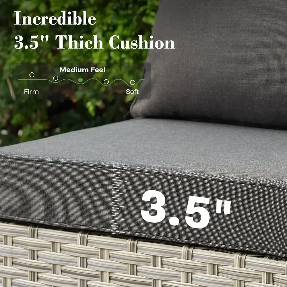 6-Piece Outdoor Wicker Patio F - Outdoor Furniture Fire Table incelemesi ve fiyatı
