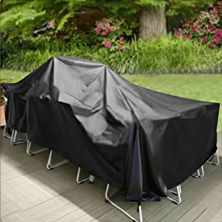 Durable Pure Black PVC Waterpr - Outdoor Furniture Weatherproof incelemesi ve fiyatı