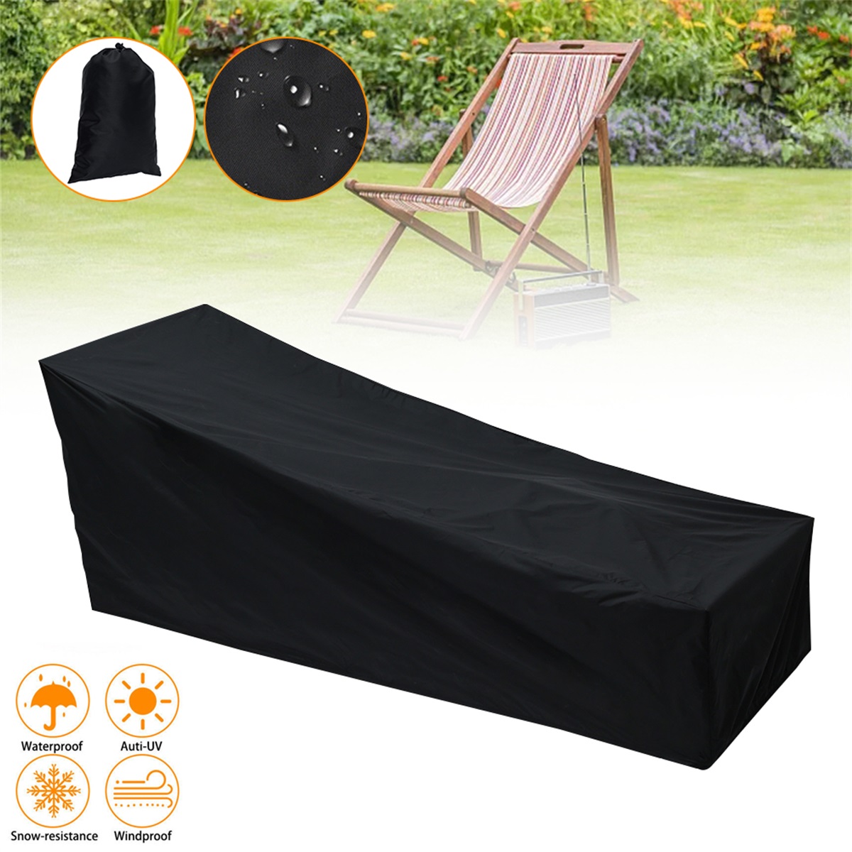 Outdoor Garden Sunbed Cover Su - Outdoor Furniture Weatherproof incelemesi ve fiyatı