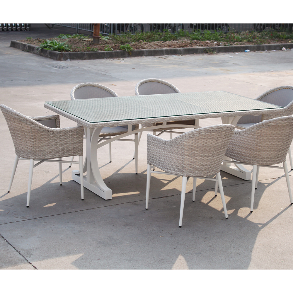 Discount 7 Pieces Luxury PE Ra - Outdoor Furniture Factory incelemesi ve fiyatı