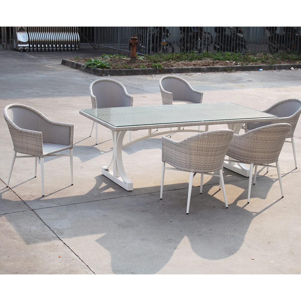 Discount 7 Pieces Luxury PE Ra - Outdoor Furniture Factory incelemesi ve fiyatı