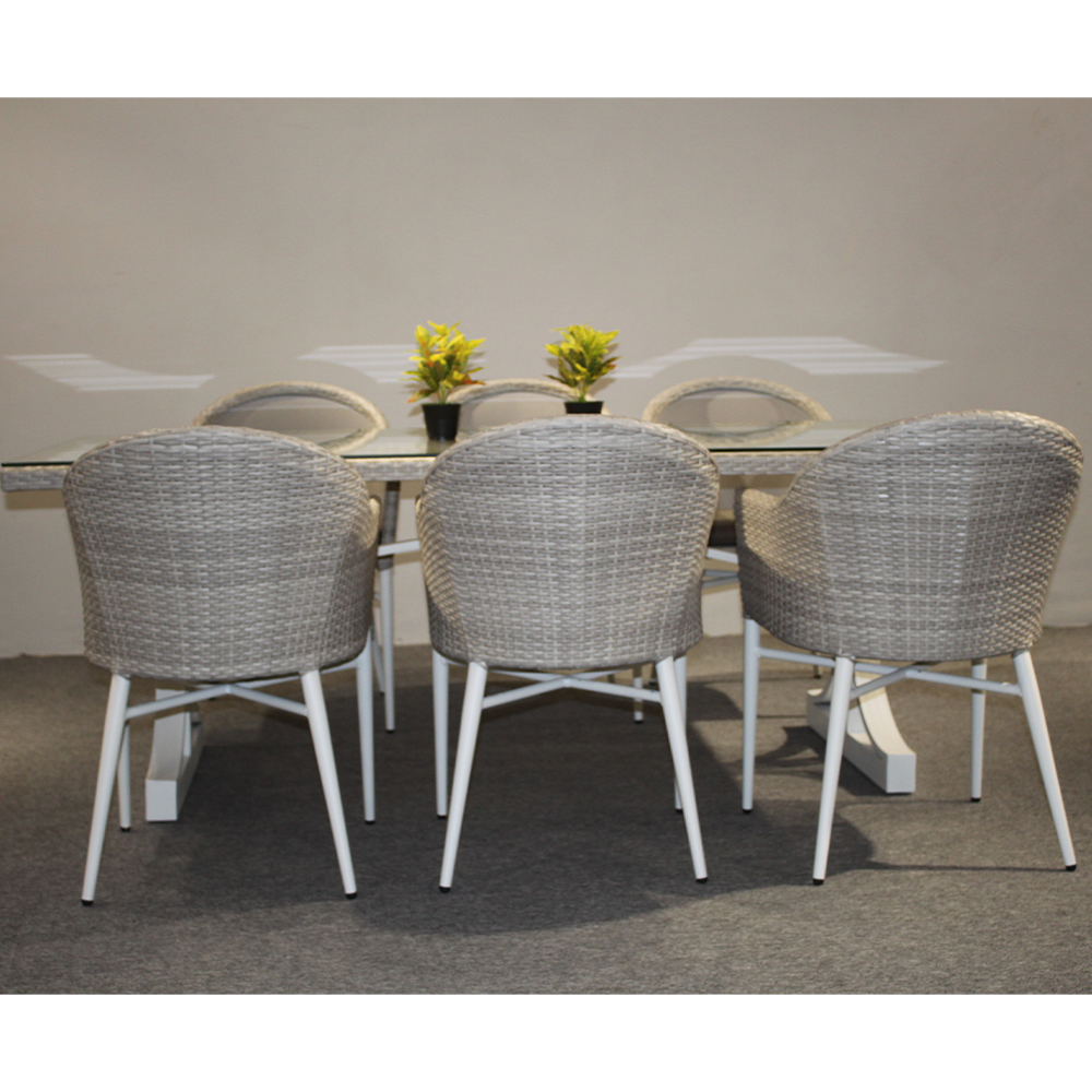 Discount 7 Pieces Luxury PE Ra - Outdoor Furniture Factory incelemesi ve fiyatı