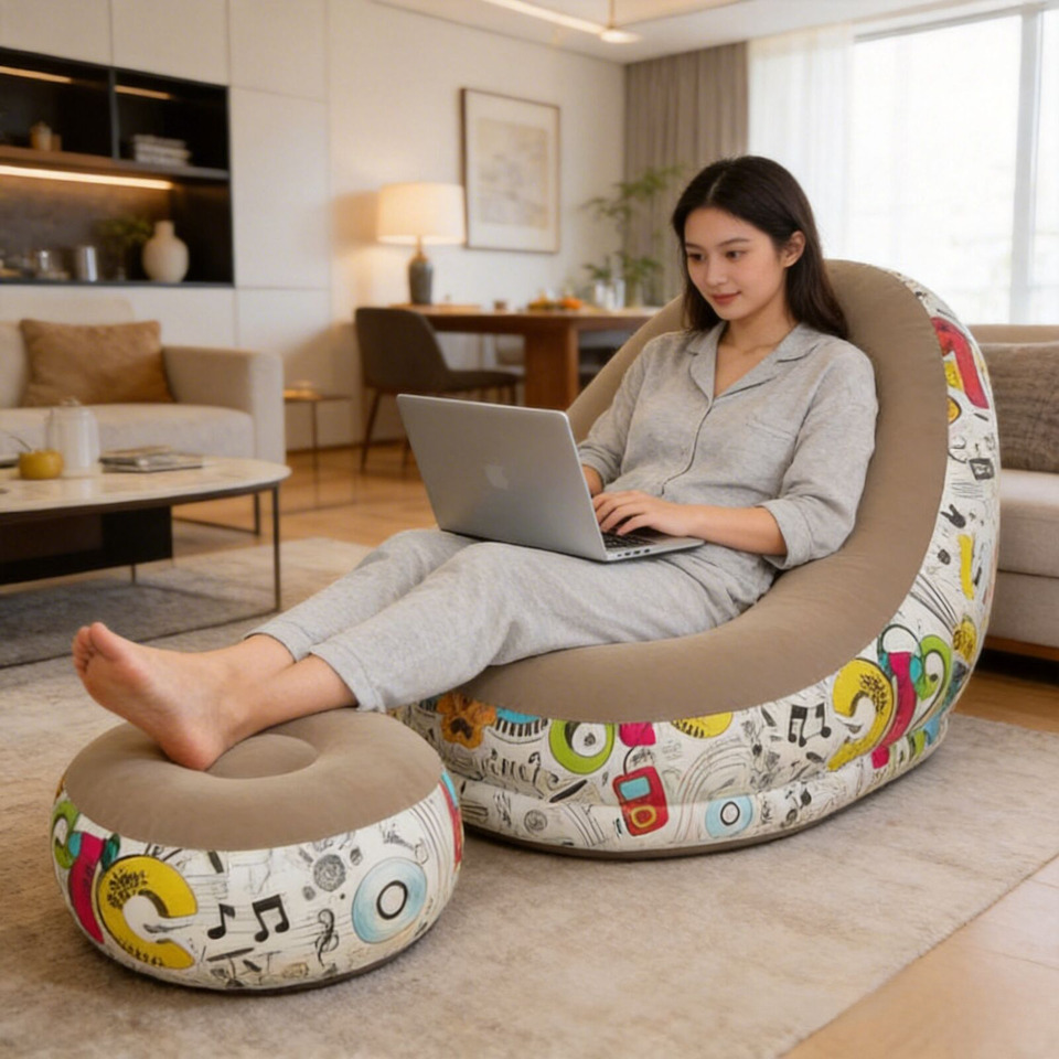 Modern Eco-flocked PVC Inflata - Outdoor Furniture Factory incelemesi ve fiyatı