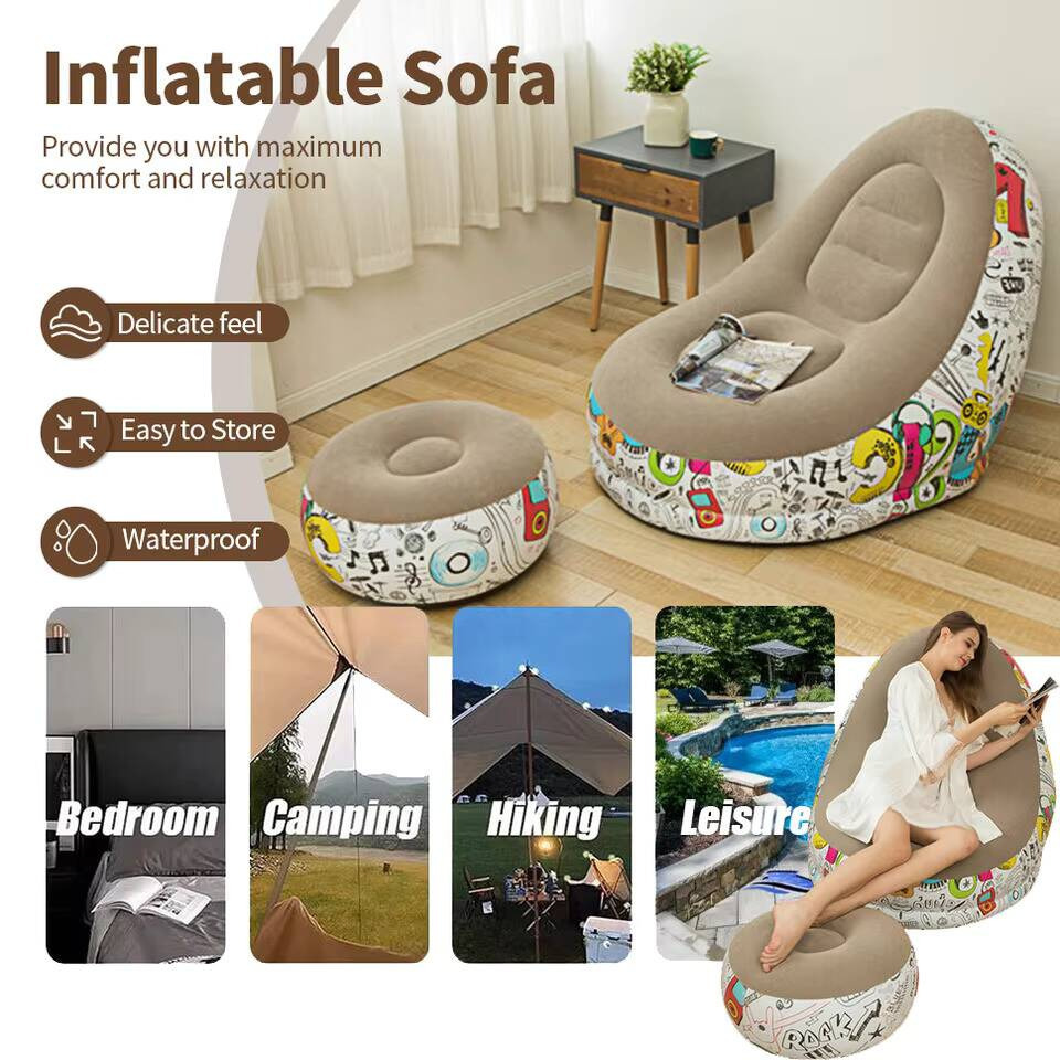 Modern Eco-flocked PVC Inflata - Outdoor Furniture Factory incelemesi ve fiyatı