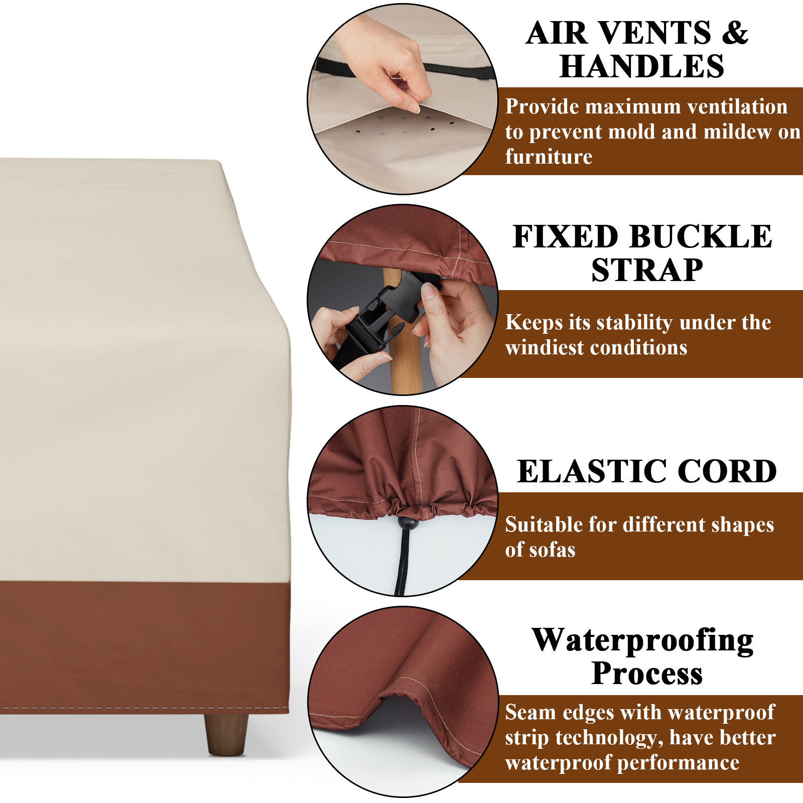 Outdoor Sofa Cover Waterproof  - Outdoor Furniture Weatherproof incelemesi ve fiyatı