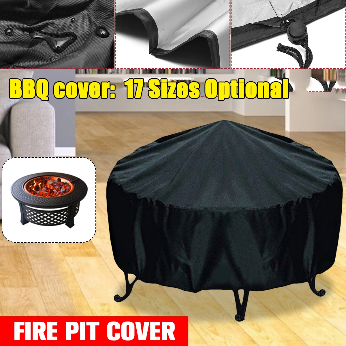 Waterproof Patio Fire Pit Cove - Outdoor Furniture Weatherproof incelemesi ve fiyatı