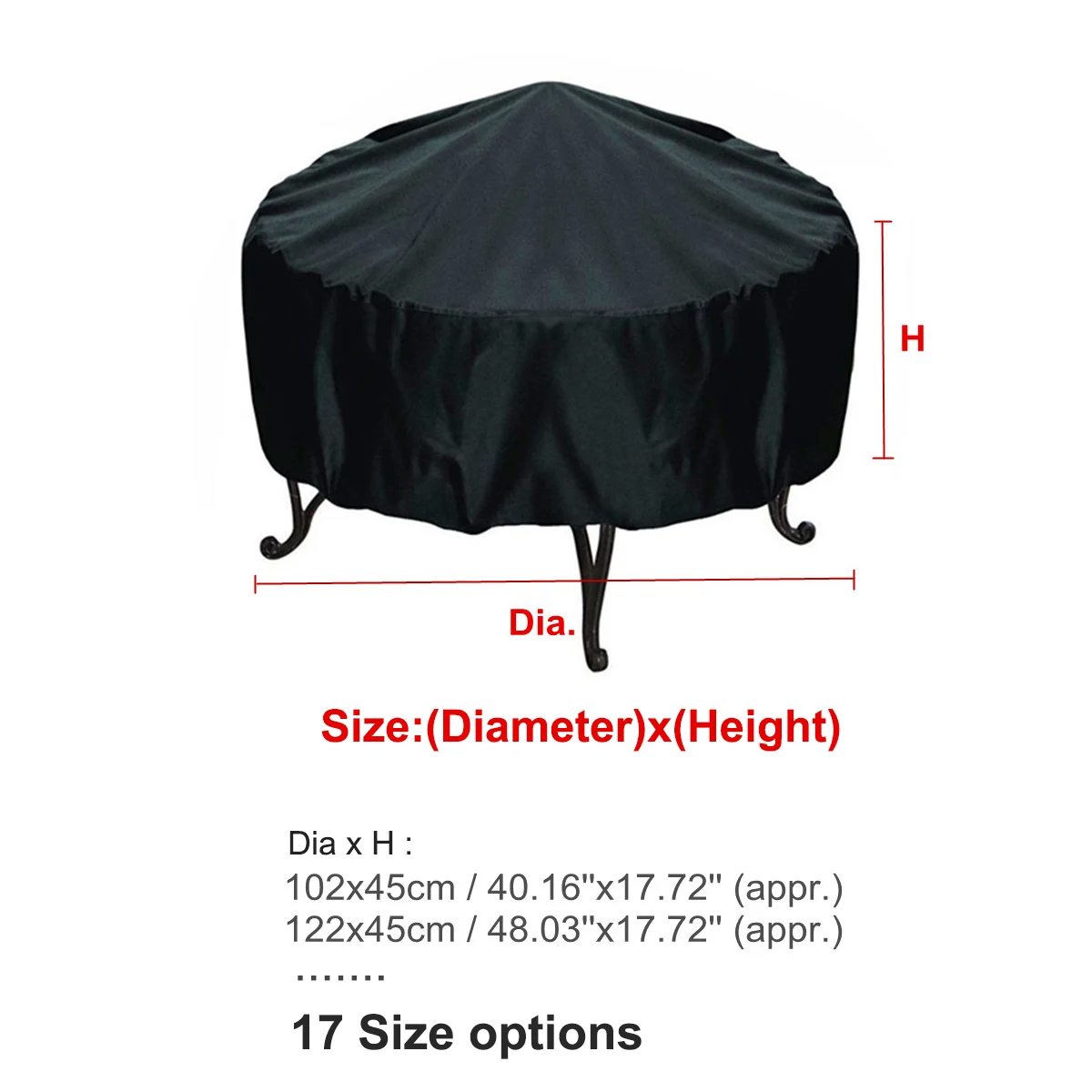 Waterproof Patio Fire Pit Cove - Outdoor Furniture Weatherproof incelemesi ve fiyatı