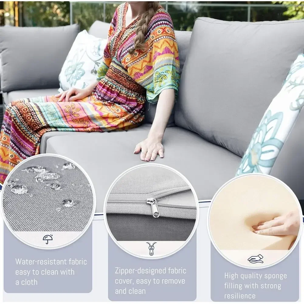 6-Person Weather-Resistant Out - Outdoor Furniture Fire Table incelemesi ve fiyatı